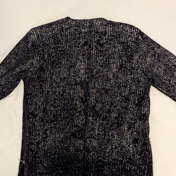 Rebecca Taylor blue and metallic silver sweater, S - Picture 3 of 9